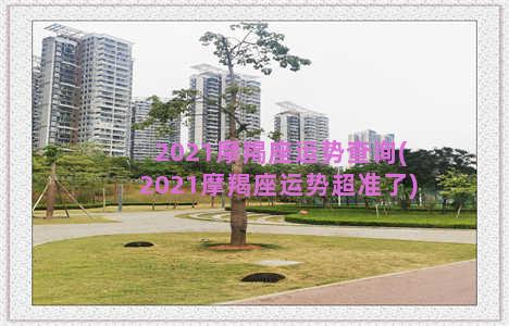 2021摩羯座运势查询(2021摩羯座运势超准了)