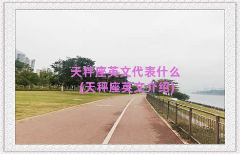 天秤座英文代表什么(天秤座英文介绍)