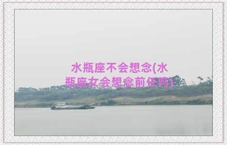 水瓶座不会想念(水瓶座女会想念前任吗)