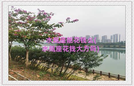 水瓶座能花钱么(水瓶座花钱大方吗)